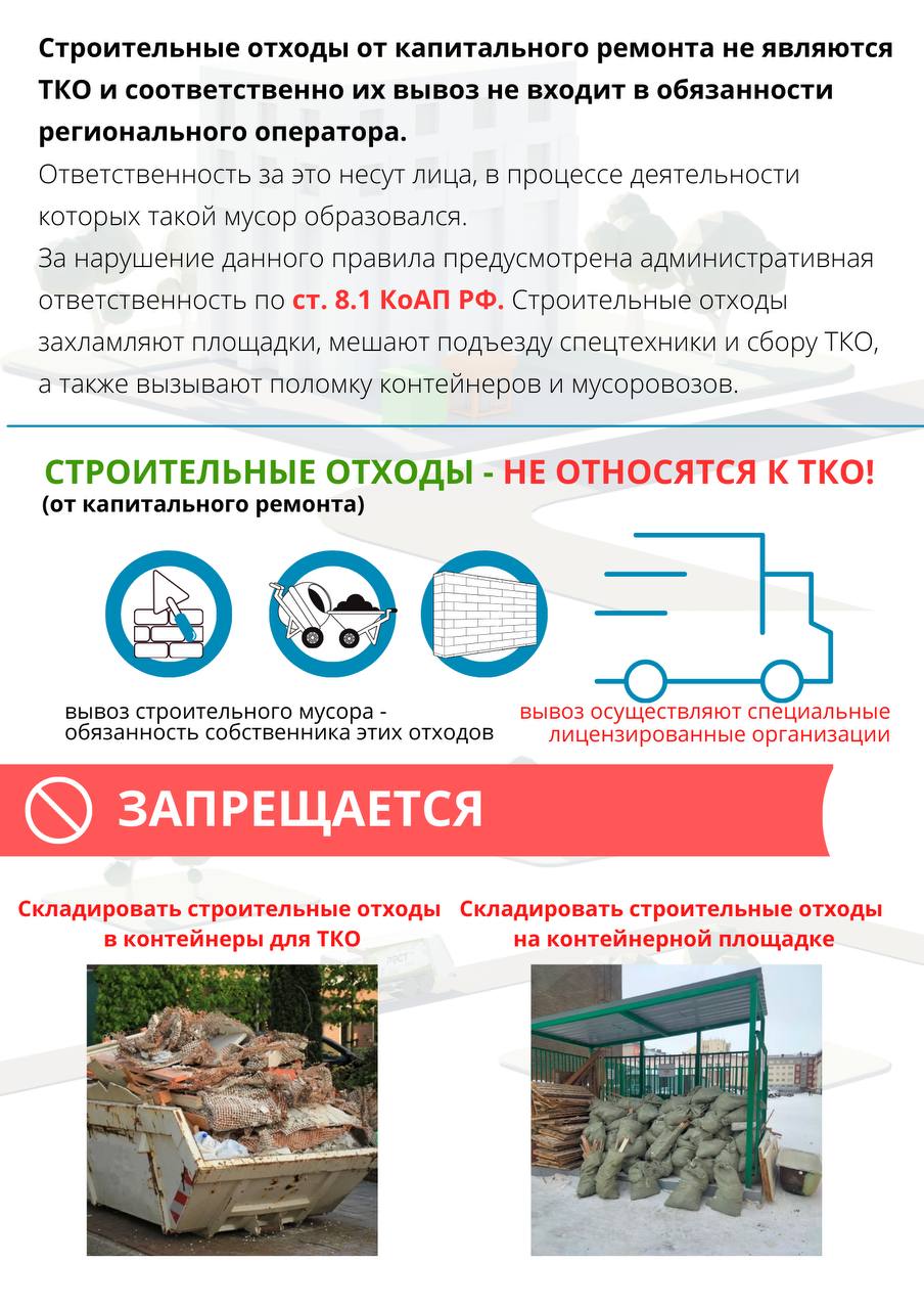 Правила пользования мусорными контейнерами.