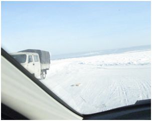 ГИМС предупреждает о несанкционированной ледовой переправе между п. Манзя и п.Нижнетерянск.