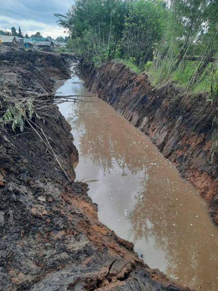 ЧС в Богучанах: уровень воды начал понижаться (фото).